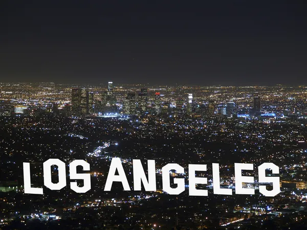 Noche en Los Ángeles —  Fotos de Stock