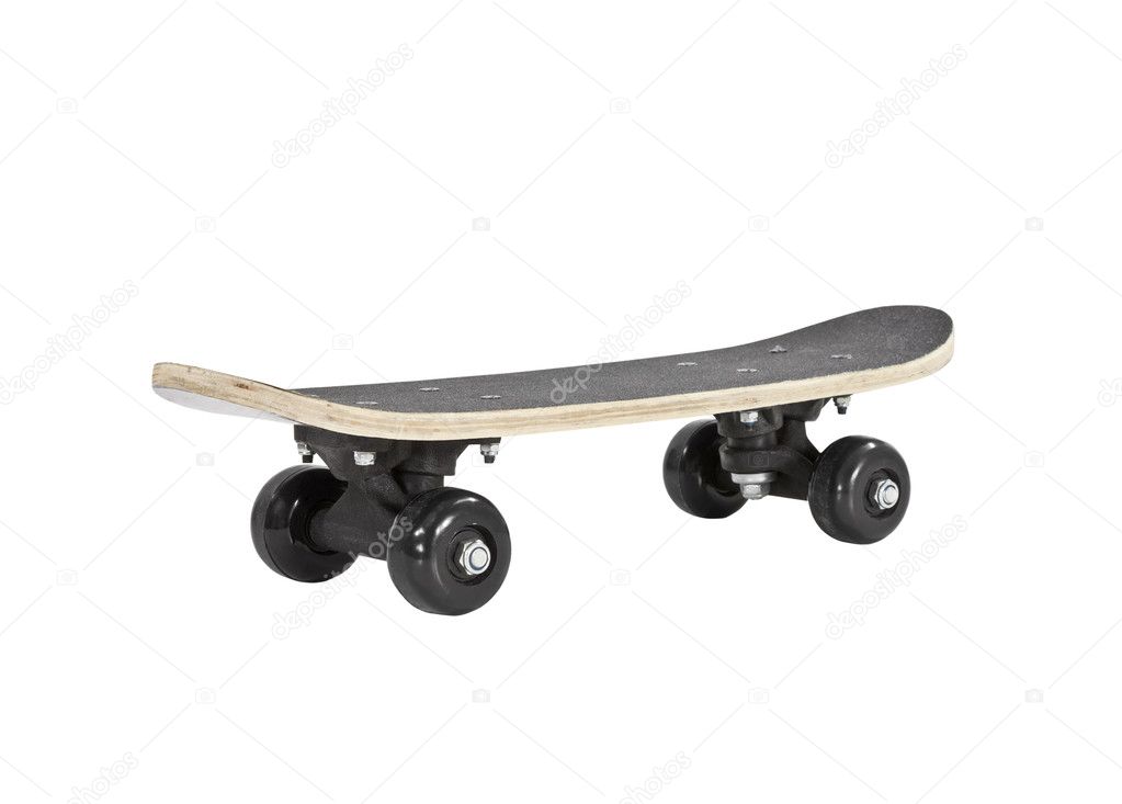 Toy Skateboard Isolated with Clipping Path