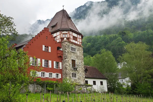 Old house in the Principality of Liechtenstein — Stock Photo, Image