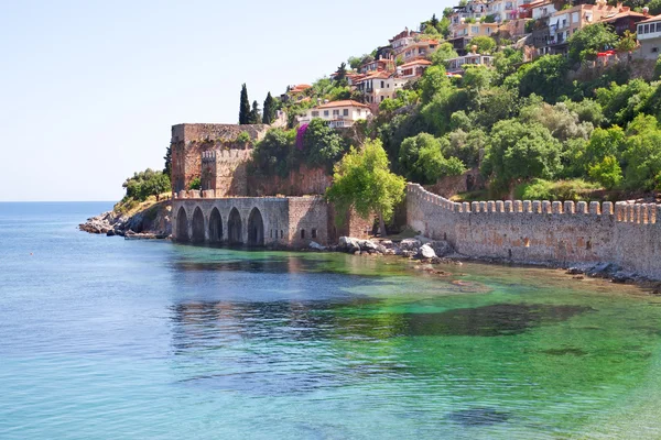 stock image The old fort in the Turkish city of Alanya