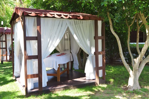 Stock image Spa terrace in the garden