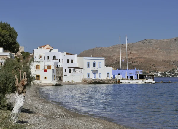 Agia Marina, Leros Island Royaltyfria Stockbilder