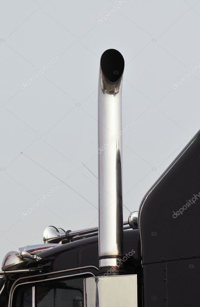 Truck exhaust pipe — Stock Photo © proshoot #11310225