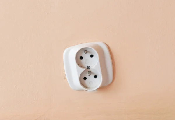 Socket on wall — Stock Photo, Image