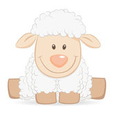 kreslený baby ovce