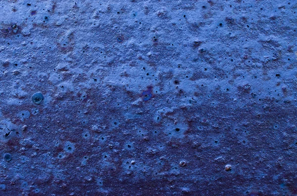 Velha superfície de metal azul — Fotografia de Stock