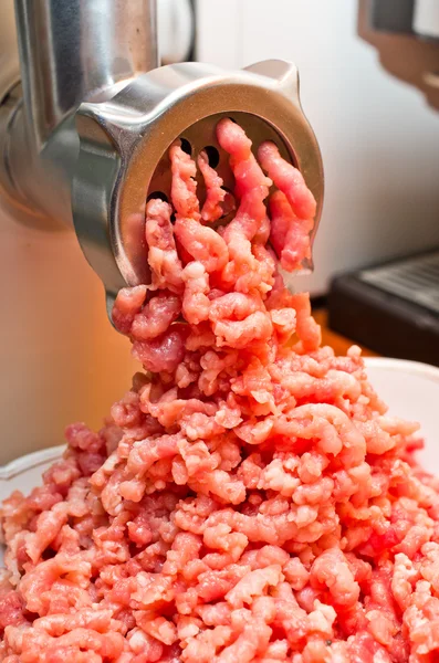 ミンチ肉の準備 — ストック写真