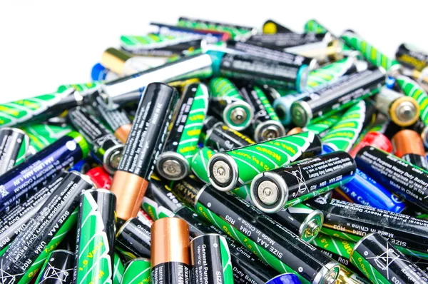 Batteriestapel — Stockfoto