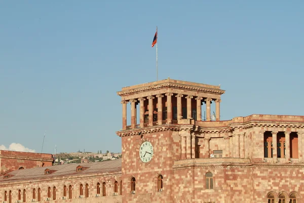 Yerevan capital of Armenia - central square in this town — Stock Photo, Image