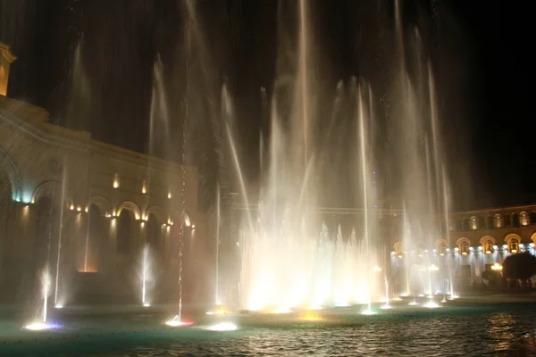 stock image Singing fountains in Yerevan