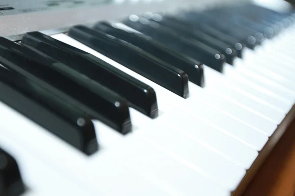 Close up of a piano keyboard Stock Photo