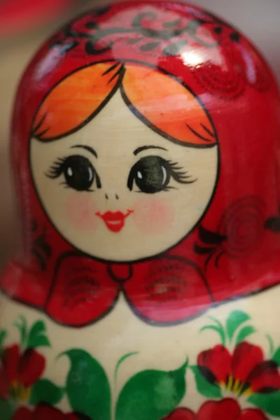Matrioska, παραδοσιακή ρωσική κούκλα — Φωτογραφία Αρχείου