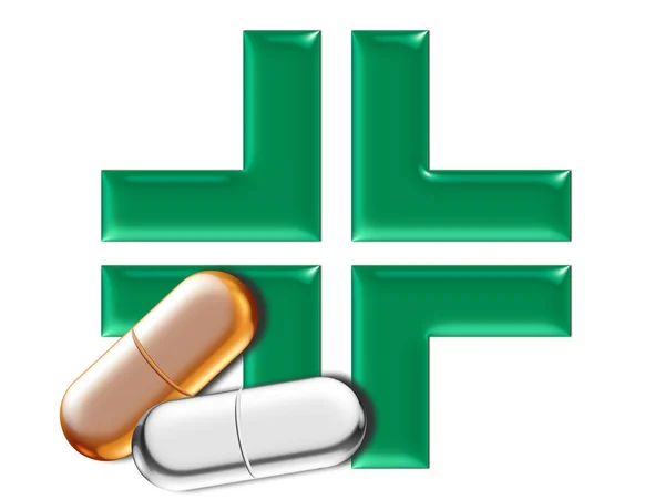 Simboli della farmacia — Foto Stock