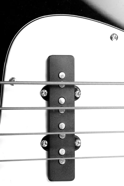 Basová kytara zblízka — Stock fotografie