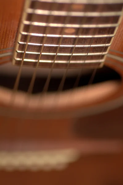 Κορδόνια-κλασσική κιθάρα — Φωτογραφία Αρχείου