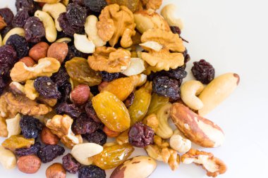 Dried fruits and nuts clipart