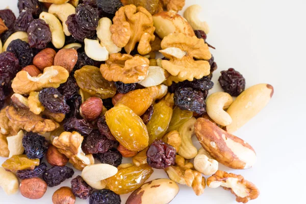 stock image Dried fruits and nuts