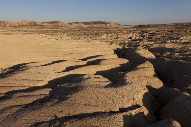 Bardenas Reales desert, Navarra, Spain clipart