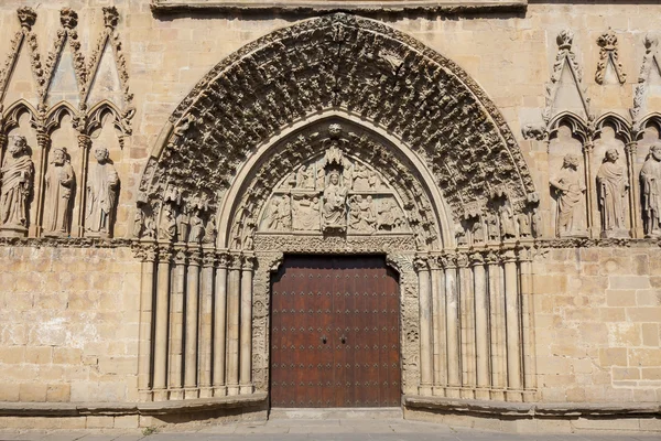 Kyrkan santa maria de olite, olite, navarra, Spanien — Stockfoto