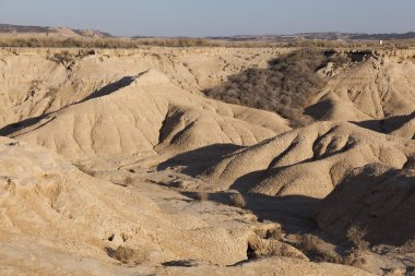 Bardenas Reales desert, Navarra, Spain clipart