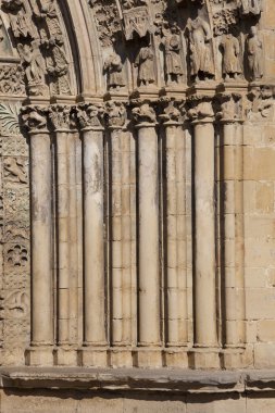 santa maria Kilisesi de olite, olite, navarra, İspanya