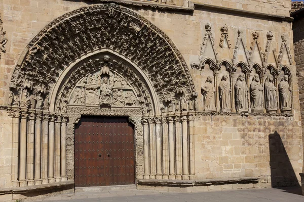 Kostel santa maria de olite, olite, navarra, Španělsko — Stock fotografie