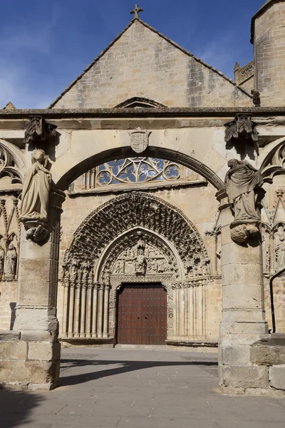 Kirche von Santa Maria de Olite, Olit, Navarra, Spanien — Stockfoto