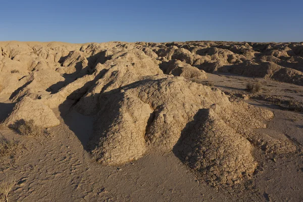 Bardenas reales pouště, navarra, Španělsko — Stock fotografie