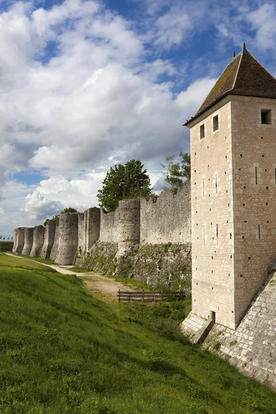 Walls, Provins, Ille de France, France — Stock Photo, Image