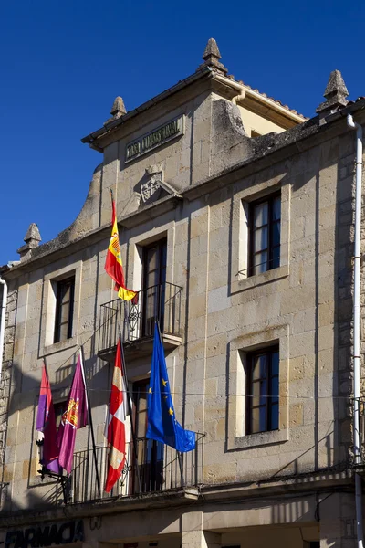 City hall of Santo Domingo de Silos, Burgos, Castilla y Leon, Sp — Stock Fotó