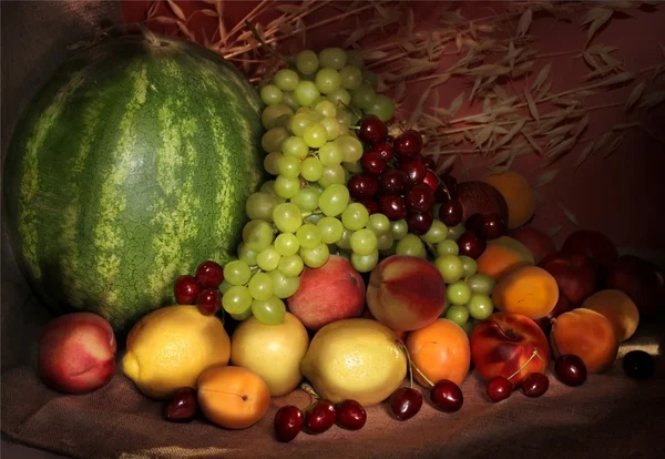 Stillleben aus Früchten — Stockfoto