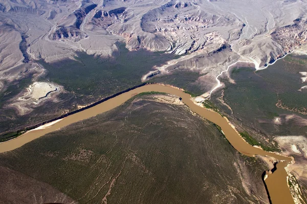 Aerial view of the Colorado River — Stock Photo, Image