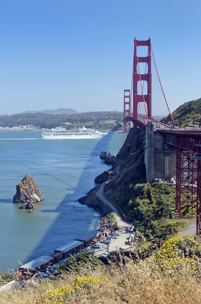 Golden Gate híd itt: San Francisco — Stock Fotó