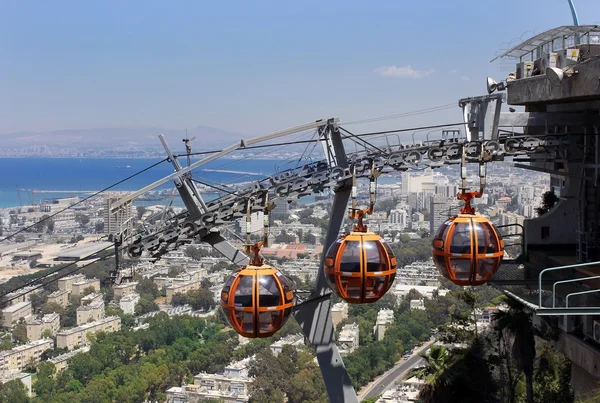 Bergbana i haifa — Stockfoto