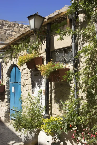 Casa de pedra velha em Safed — Fotografia de Stock