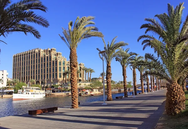 Eilat - un resort sul Mar Rosso, Israele — Foto Stock