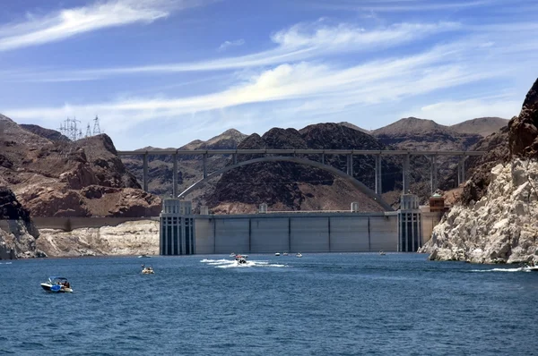 Hoover Dam e Ponte do Rio Colorado — Fotografia de Stock