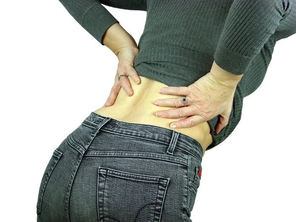 背痛 — 图库照片