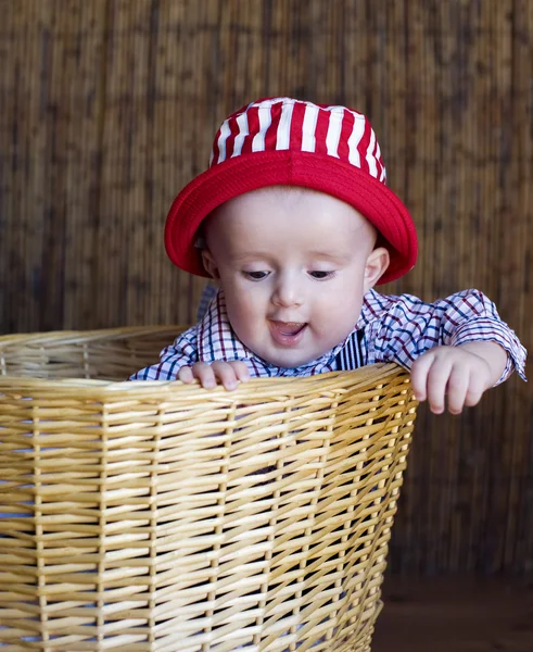 Boy in a hat — Stock Photo, Image