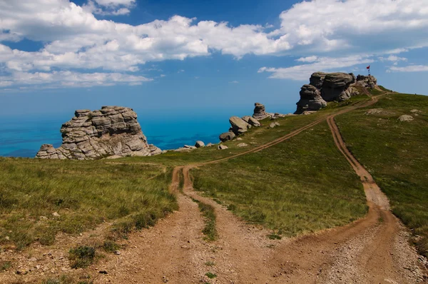 Berg plateau, Krim, Oekraïne — Stockfoto