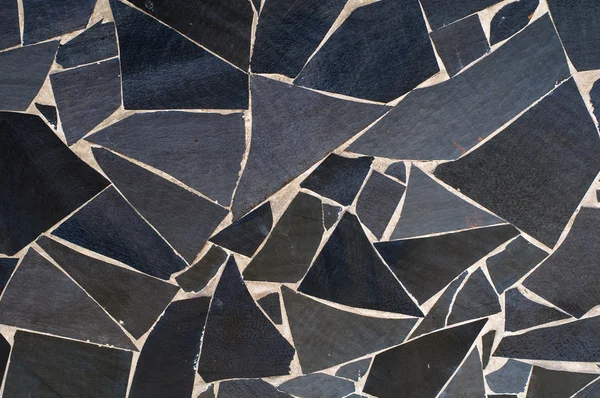 Parede de pedra de mosaico — Fotografia de Stock