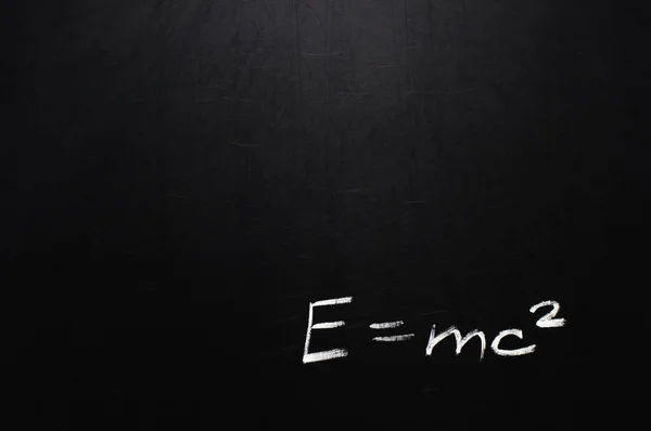 Формула Эйнштейна — стоковое фото