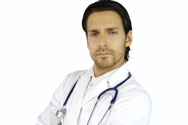 Młody lekarz poważne — Zdjęcie stockowe