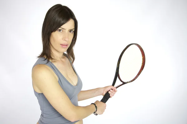 섹시 한 여자 테니스 — 스톡 사진