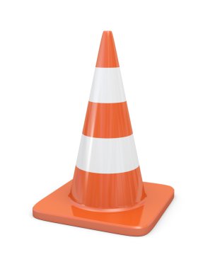 Single Road Cone clipart