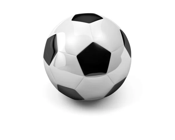 Soccerball isolado clássico — Fotografia de Stock