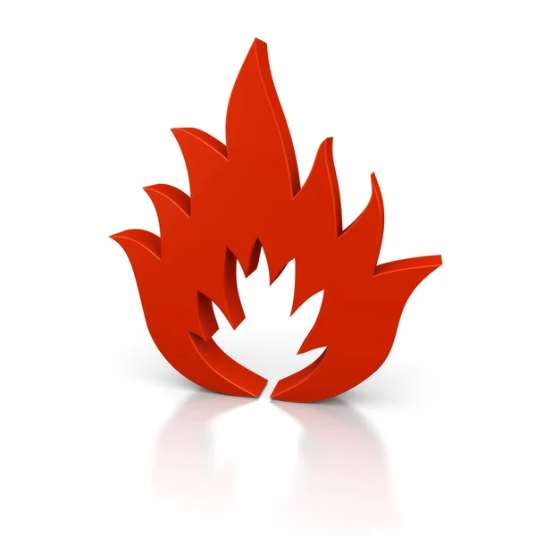 stock image Abstract fire icon