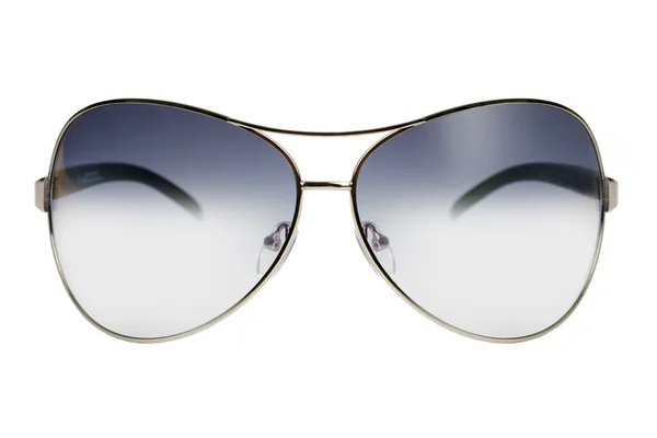 Solglasögon i en tunn metall fälg — Stockfoto