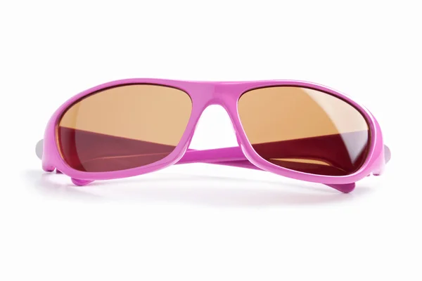 Elegáns rózsaszín peremes szemüveg — Stock Fotó