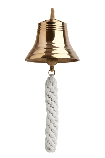 Glanzende messing bell — Stok fotoğraf